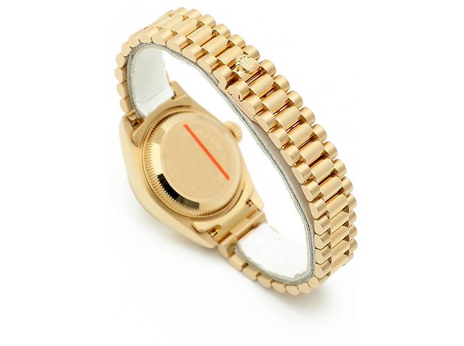 Rolex Reloj de oro para mujer Datejust Gold Index Bocas Dial Dorado - vista 14