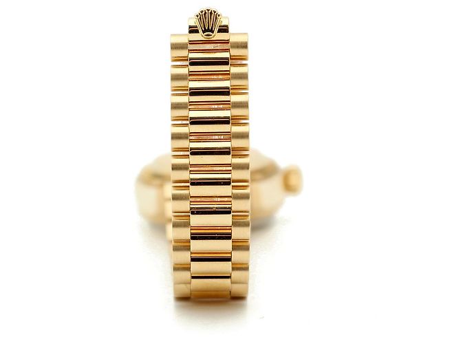 Rolex Reloj de oro para mujer Datejust Gold Index Bocas Dial Dorado - vista 15