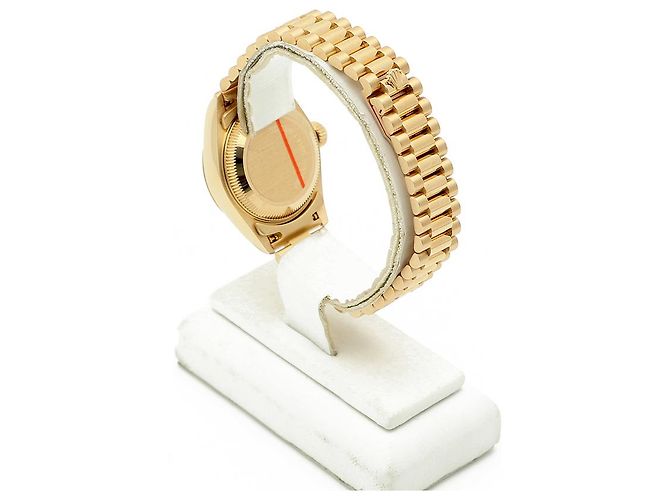 Rolex Reloj de oro para mujer Datejust Gold Index Bocas Dial Dorado - vista 5
