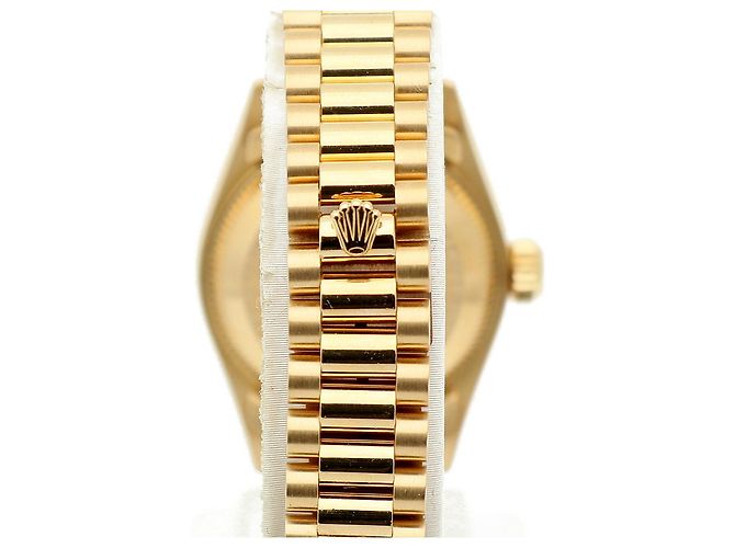 Rolex Reloj de oro para mujer Datejust Gold Index Bocas Dial Dorado - vista 7