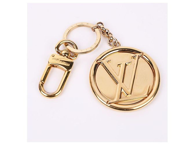 Louis Vuitton Portachiavi charm per borsa LV Circle Gold-tone D'oro - vista 6