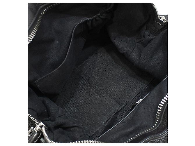 Givenchy Black Leather New Nightingale Medium Silver-tone Shoulder Bag - view 11
