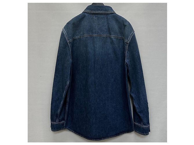 Bottega Veneta Denimhemd mit Brusttasche, gewaschen Schwarz - Ansicht 5