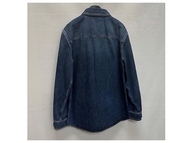 Bottega Veneta Denimhemd mit Brusttasche, gewaschen Schwarz - Ansicht 7