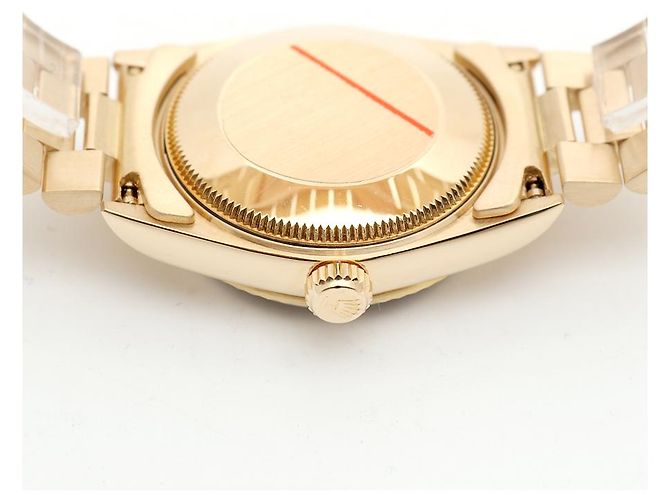 Rolex Reloj Datejust Gold Medium para mujer en oro con diamantes originales Dorado - vista 12
