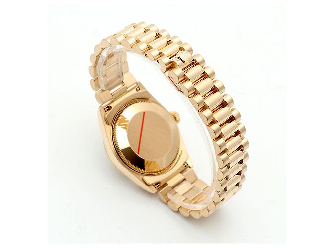 Rolex Reloj Datejust Gold Medium para mujer en oro con diamantes originales Dorado - vista 15