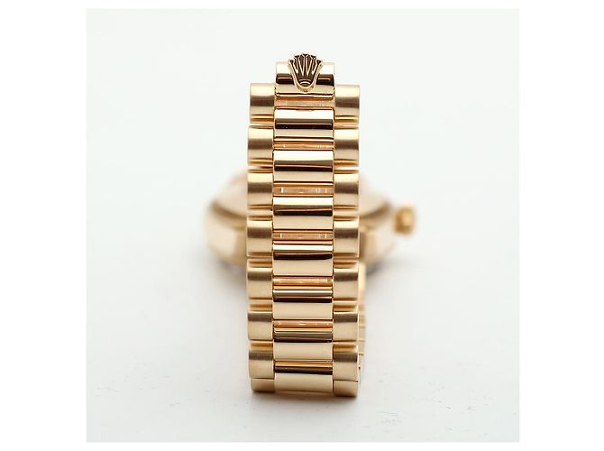Rolex Reloj Datejust Gold Medium para mujer en oro con diamantes originales Dorado - vista 16