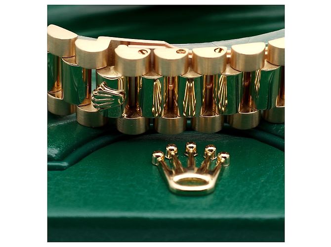 Rolex Reloj Datejust Gold Medium para mujer en oro con diamantes originales Dorado - vista 24