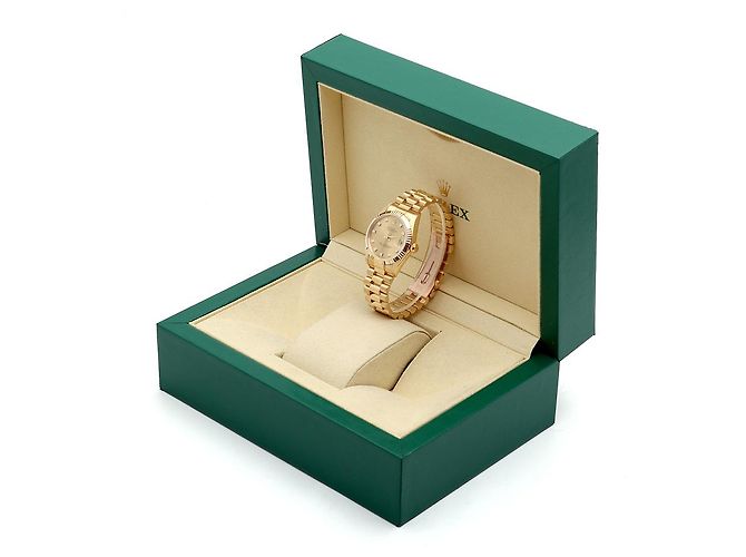 Rolex Reloj Datejust Gold Medium para mujer en oro con diamantes originales Dorado - vista 25