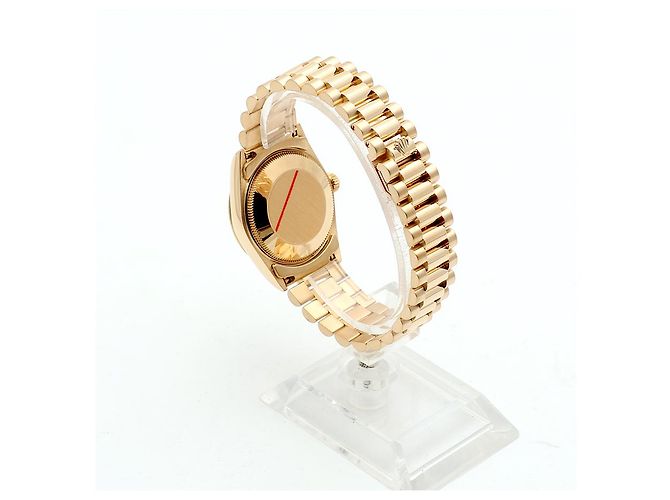 Rolex Reloj Datejust Gold Medium para mujer en oro con diamantes originales Dorado - vista 5