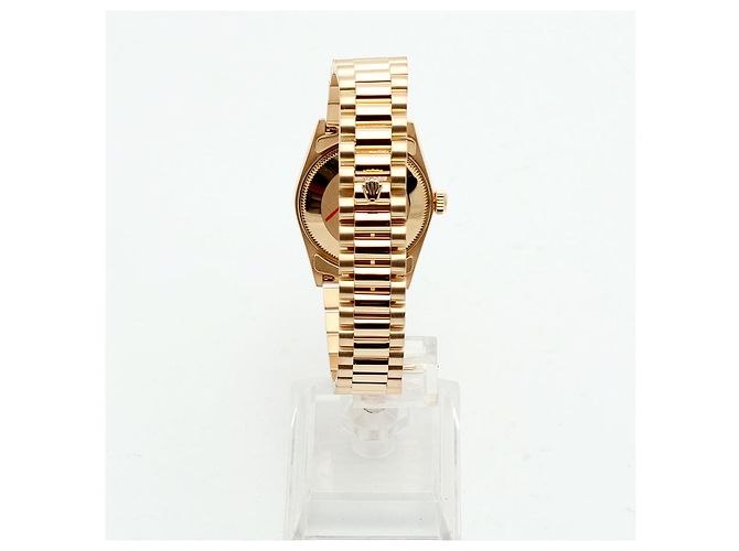 Rolex Reloj Datejust Gold Medium para mujer en oro con diamantes originales Dorado - vista 6