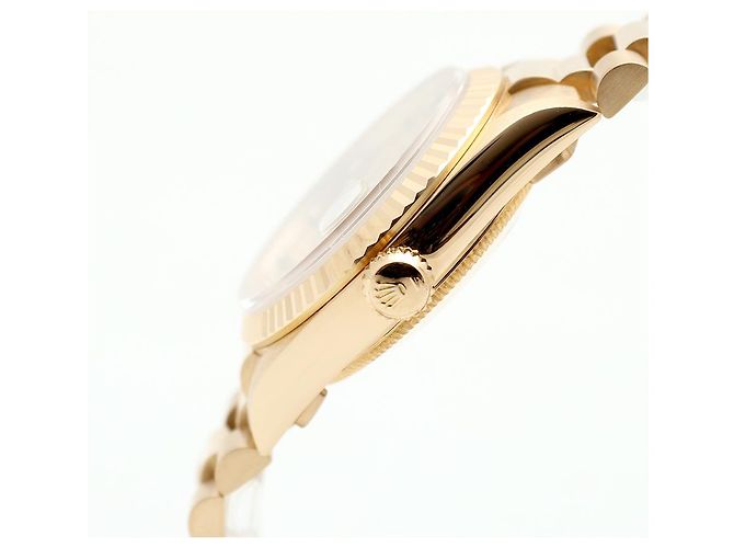 Rolex Reloj Datejust Gold Medium para mujer en oro con diamantes originales Dorado - vista 8