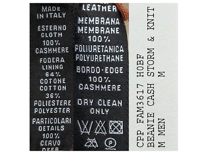 Loro Piana Cashmere Storm System Strickmütze Tundra Melange Mehrfarben - Ansicht 18