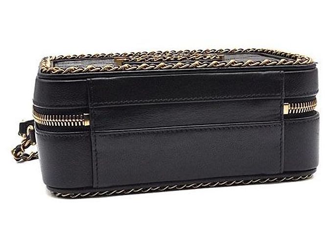 Chanel Borsa a tracolla Cosmetic Around con catena Nero - vista 7