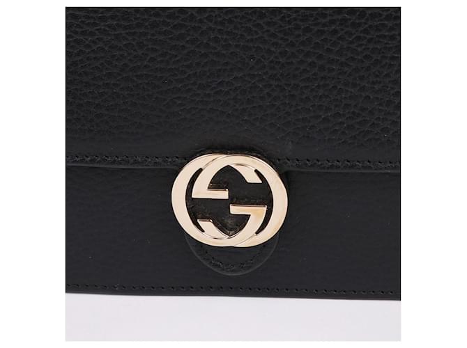 Gucci Mini borsa a tracolla WOC nera con incastro Nero - vista 2