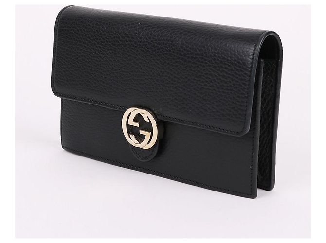 Gucci Mini borsa a tracolla WOC nera con incastro Nero - vista 3