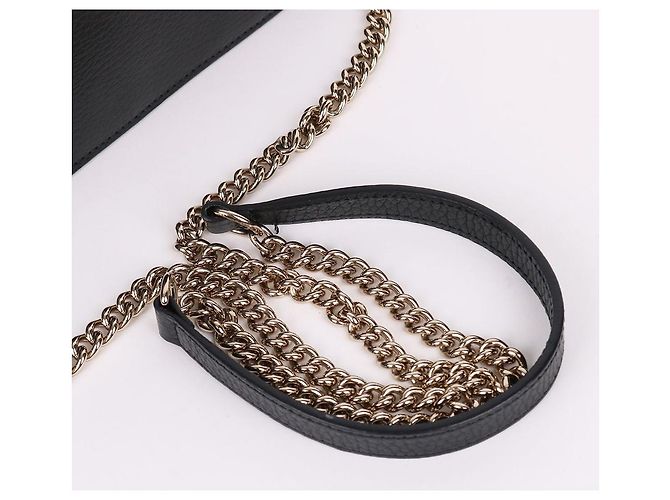 Gucci Mini borsa a tracolla WOC nera con incastro Nero - vista 5