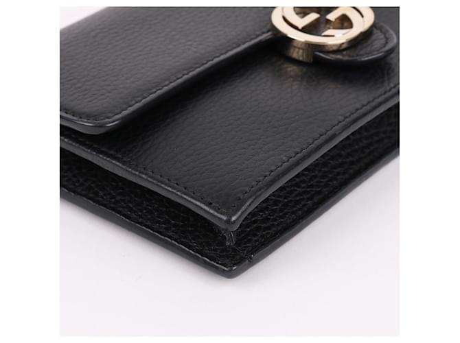 Gucci Mini borsa a tracolla WOC nera con incastro Nero - vista 8