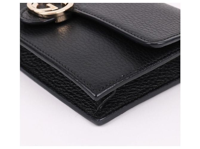 Gucci Mini borsa a tracolla WOC nera con incastro Nero - vista 9