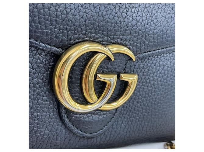 Gucci Borsa a tracolla con catena Nero - vista 3