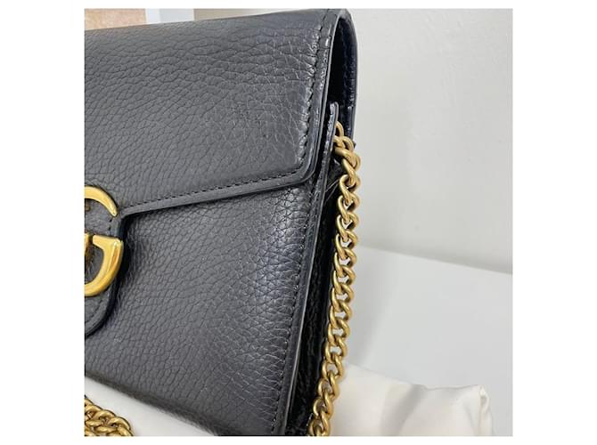 Gucci Borsa a tracolla con catena Nero - vista 4