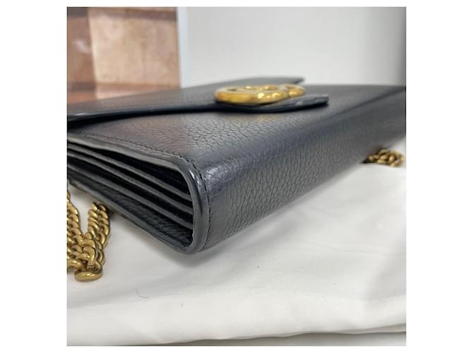 Gucci Borsa a tracolla con catena Nero - vista 5