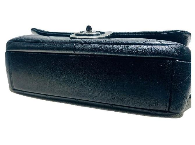 Chanel Borsa a tracolla Black Caviar Classic Silver Flap Bag Borsa a tracolla Borsa crossbody Nero - view 7