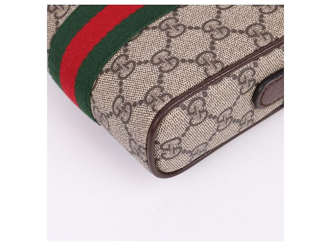 Gucci Borsa a tracolla Ophidia GG Mini Marrone - vista 10