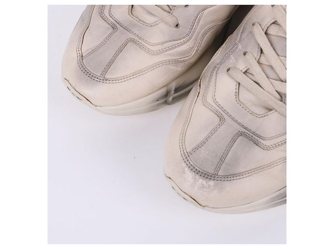 Gucci Sneakers Dirty Trip Print Raiton Bianco - vista 2