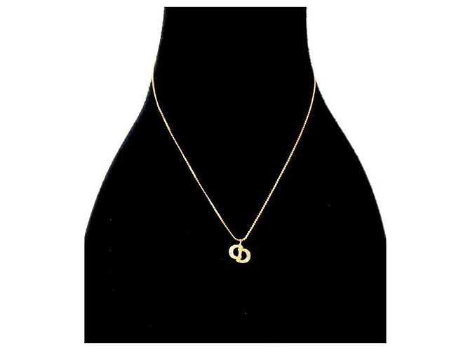 Dior Collar Cubic CD Gold Dorado - vista 5
