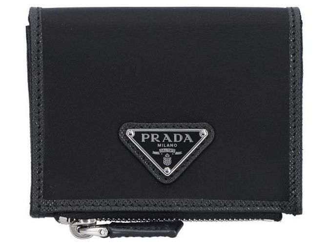 Prada Nylon Saffiano Wallet Black - view 3