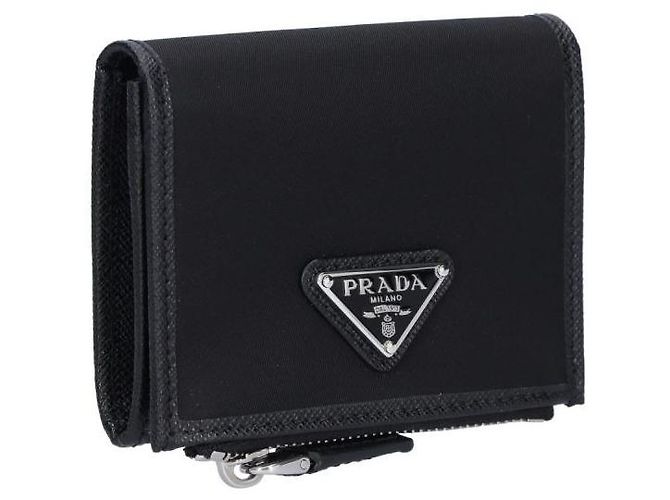 Prada Nylon Saffiano Wallet Black - view 5