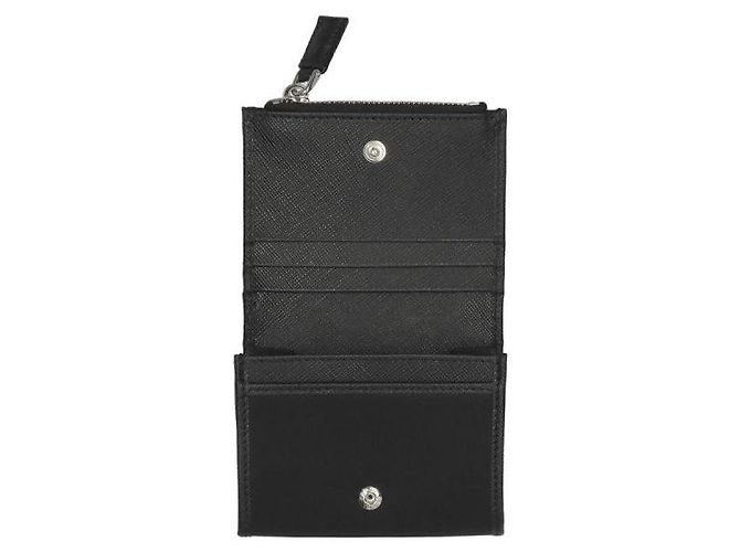 Prada Nylon Saffiano Wallet Black - view 6