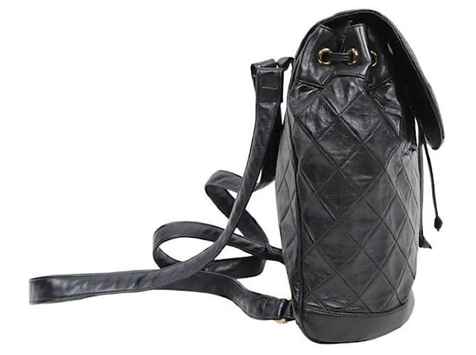 Chanel Gesteppter Rucksack Schwarz - Ansicht 2