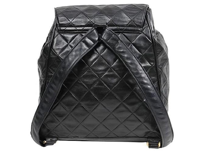 Chanel Gesteppter Rucksack Schwarz - Ansicht 3