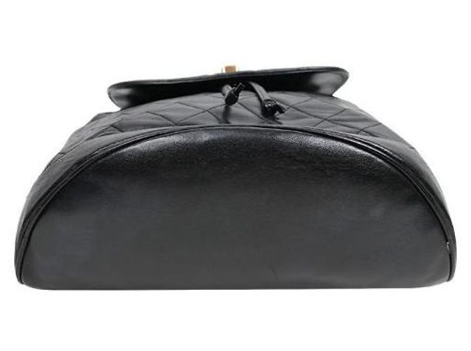 Chanel Gesteppter Rucksack Schwarz - Ansicht 4