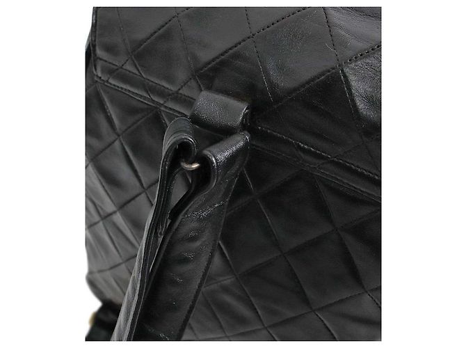 Chanel Gesteppter Rucksack Schwarz - Ansicht 7