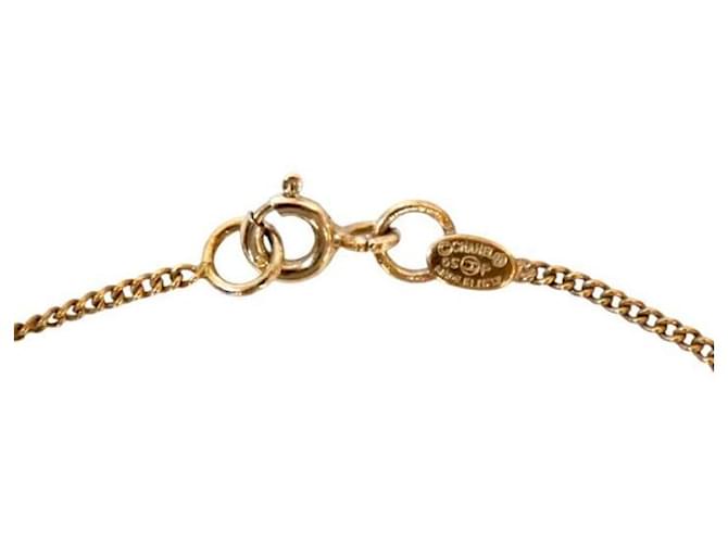 Chanel Collana CC Oro con Cuore Rosa - vista 3