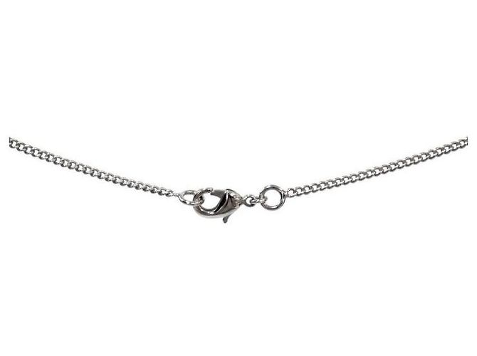 Chanel Collar Pearl Drop CC Plata - vista 3
