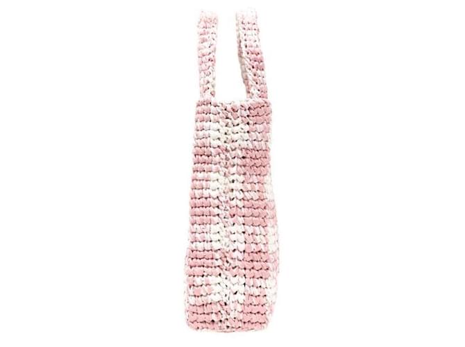 Prada Rosa Raphia Tote Bag Pink - Ansicht 2