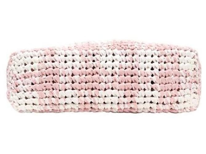 Prada Rosa Raphia Tote Bag Pink - Ansicht 4
