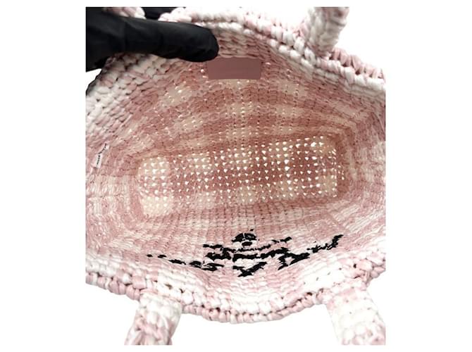 Prada Rosa Raphia Tote Bag Pink - Ansicht 5