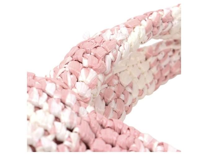 Prada Rosa Raphia Tote Bag Pink - Ansicht 6