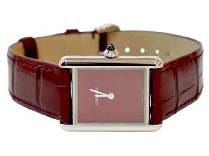 Cartier Tank Must Large Uhr Rot - Ansicht 2
