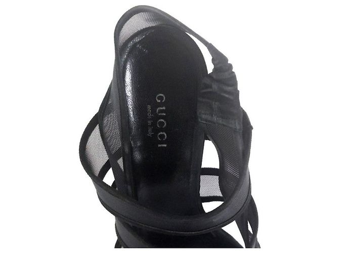 Gucci Wildlederschuhe Schwarz - Ansicht 5