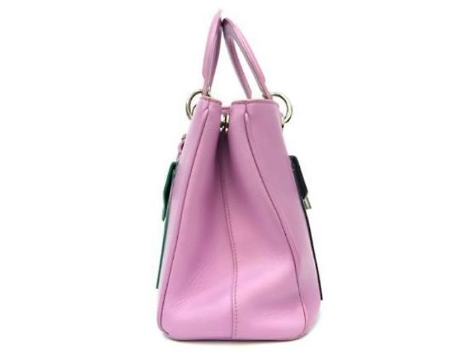 Dior Tote Bag in Lila und Schwarz - Ansicht 3