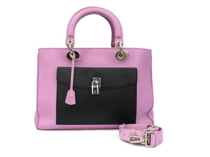 Dior Tote Bag in Lila und Schwarz - Ansicht 4