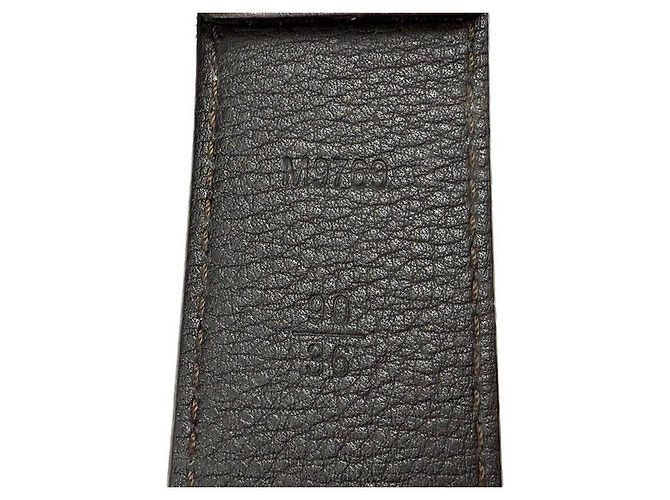 Louis Vuitton Cinturón Damier Negro - vista 4