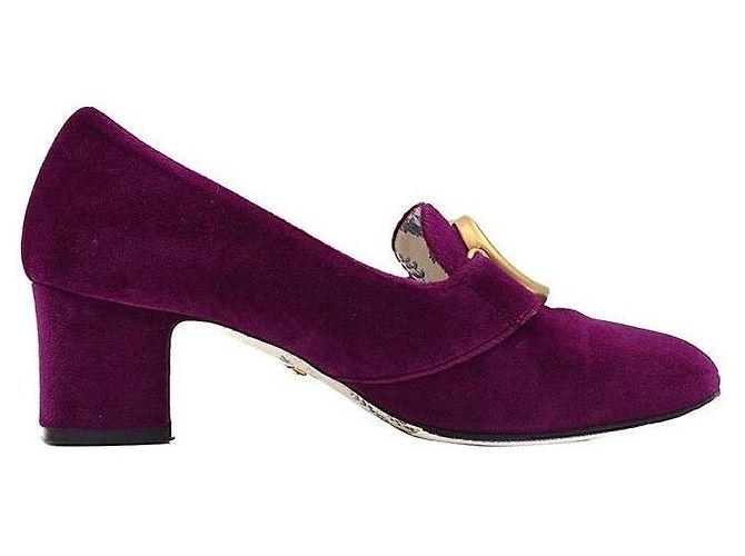 Gucci Marmont Samt Schuhe - Ansicht 6
