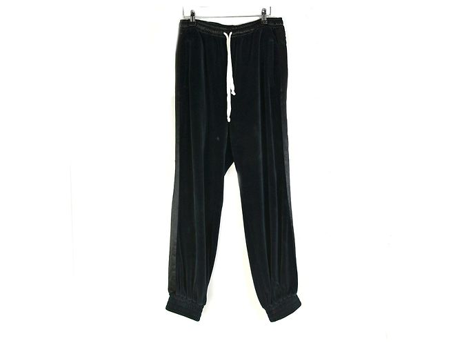 Gucci Set giacca da training e pantaloni in velluto con logo - vista 6